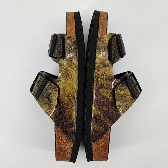 Birkenstock Woman’s Arizona Soft Footbed Milky Way Birko-Flor Sandals Size 7 US - Picture 5 of 8